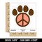 Paw Print Dog Cat Peace Sign Waterproof Vinyl Phone Tablet Laptop Water Bottle Sticker Set - 5 Pack